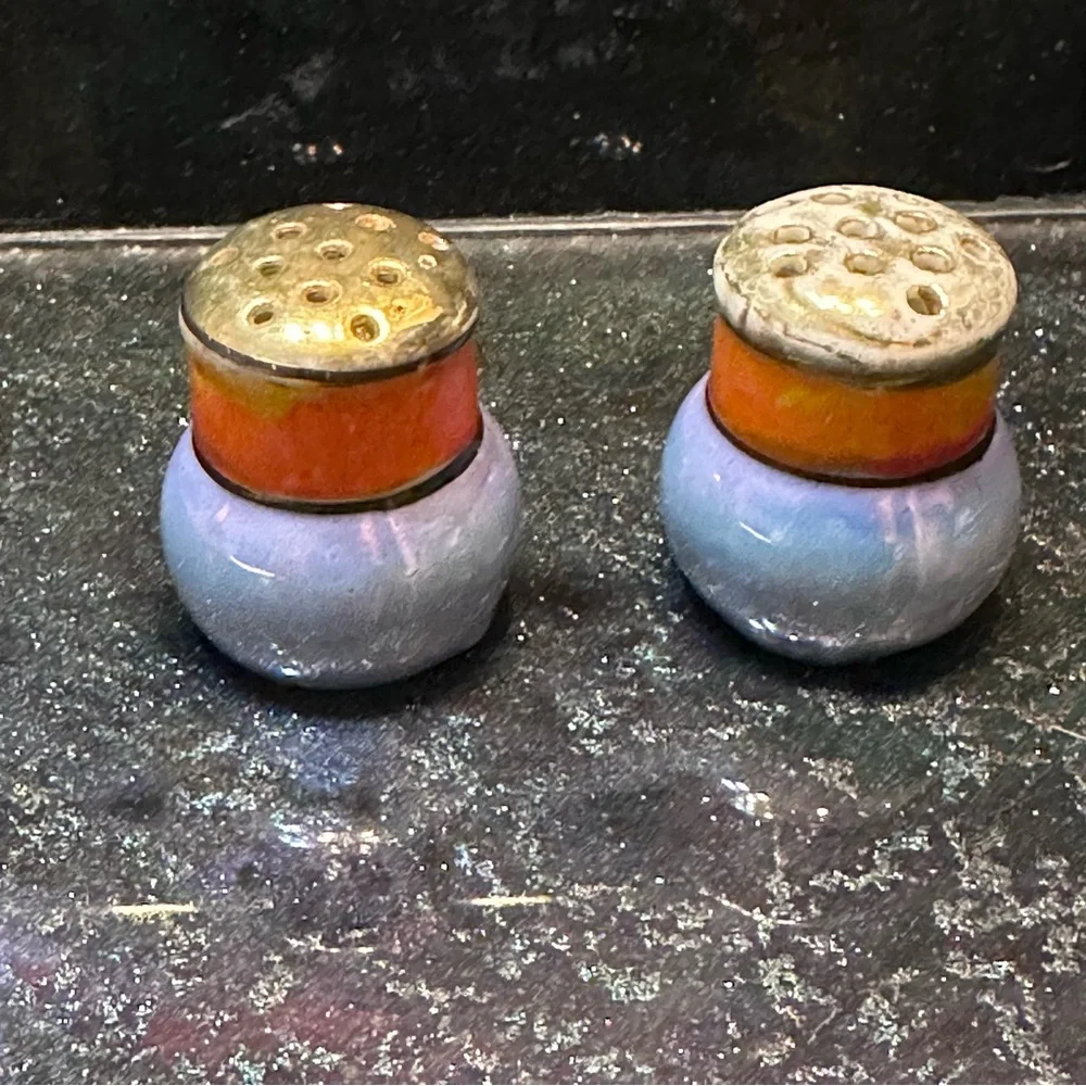 Miniature Hand Painted Made in Japan Salt & Pepper Shakers